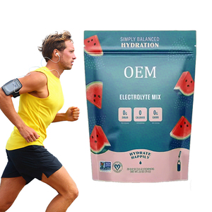 Emballage personnalisable, supplément énergétique pour la nutrition sportive, poudre d'électrolytes, vitamines mélangées, faible teneur en glucides, soutient les électrolytes - Product Image 1