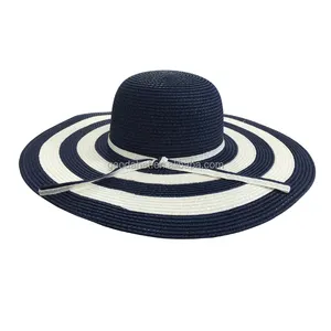 K Ladies Floppy Paper Braid Straw Hats Summer