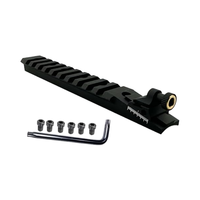 Mire de visée pour CVA Optima, réglable, pour tir droitier, base de montage, boîtier en aluminium, 6 vis de fixation, 0,2 lb
