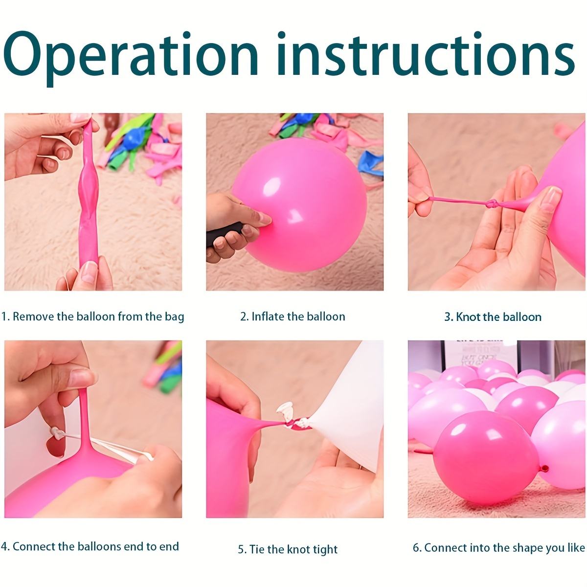 Wholesale 100pcs Tail Link Balloons 10inch Matte Latex Balloon Valentine's Day Happy Birthday Decoration Wedding Arch Balloons