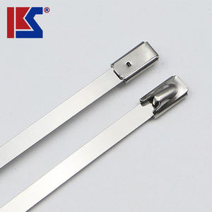 Высокотемпературные прочные кабельные стяжки SS304 самоблокирующийся из нержавеющей стали 4,6*100 мм, металлические стяжки на молнии - Product Image 4