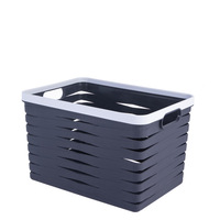 Boîte de rangement pliable carrée en plastique blanc, multifonctionnelle, écologique, durable, 180 ml, sacs de rangement pour la cuisine