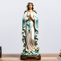 Décoration d'intérieur, figurine catholique, artisanat en résine de haute qualité, statue de la Vierge Marie, cadeau de vacances, sculpture religieuse