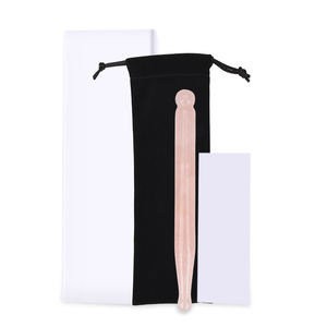 Gua Sha de Cristal Natural con Logotipo Personalizado, Cuarzo Rosa, Jade, Pluma de Acupuntura para Masaje Facial Relajante - Product Image 3