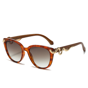 Haute qualité <span class=keywords><strong>serpent</strong></span> cadre petit oeil de chat nuances lunettes pour femmes PC <span class=keywords><strong>lentille</strong></span> lunettes De soleil voyage conduite Gafas De Sol - Product Image 4