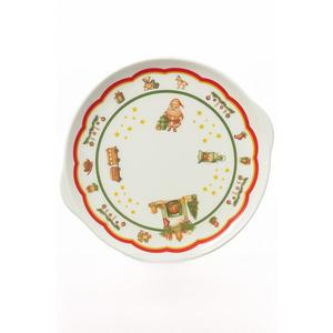Piatto per Panettone Natalizio 32 Cm, Vassoio Decorativo per Servire durante le Festività - Product Image 1