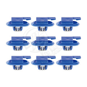 Xinyida D1233 Blue Plastic <b>Bumper</b> Mudguard Interior Fixing <b>Clips</b> For Cadillac Buick Chevrolet - Product Image 1
