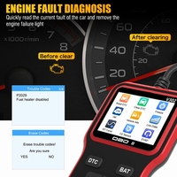 Escáner OBD2 Portátil V302, Lector de Códigos OBDII EOBD, Herramienta de Diagnóstico de Fallas del Motor para Vehículos de Gasolina de 1996 en Adelante