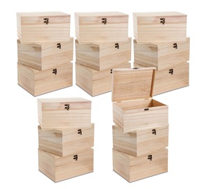 Eco Friendly Unfinished Wood Packing Box Wood Packaging Box for the <strong>Gifts</strong> - Product Image 4