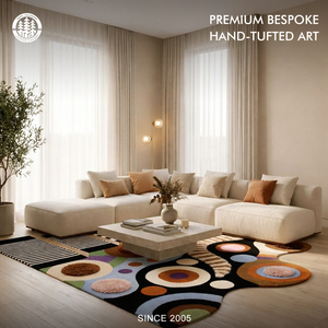 <span class=keywords><strong>Tappeti</strong></span> Artistici Personalizzati di Design Unico, Realizzati a Mano, in Seta Ecologica, <span class=keywords><strong>Antiscivolo</strong></span>, Moderni, di <span class=keywords><strong>Grandi</strong></span> Dimensioni, con Materiali Sicuri e Non Tossici - Product Image 2
