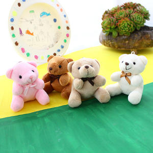 Gantungan Kunci Boneka Plush Custom Mini Beruang Teddy Boneka Hewan Lembut Gantungan Kunci Plush - Product Image 6