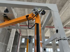 Tự động quay cánh tay thu nhỏ phim Pallet máy bao bì cho túi carboad hộp trường hợp - Product Image 5