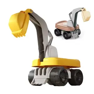 Brinquedos de escavadeira para crianças, brinquedos para bebês, escavadeira giratória em 360 graus, caminhão escavador