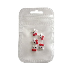 Breloques en résine pour ongles, motif chat mignon, décorations 3D pour nail art professionnel - Product Image 6