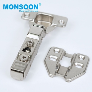 Charnières de placard en acier bidirectionnel hydraulique 35mm pour meubles Charnière 3d de tiroir de cuisine Charnière de porte de cuisine automatique à fermeture en douceur - Product Image 1