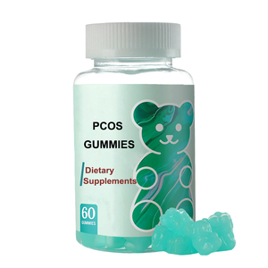 OEM Etiqueta Privada vegano <span class=keywords><strong>PCOS</strong></span> gomitas botella embalaje vitaminas juguete caramelo Tailandia caramelo/para productos de cuidado de la salud caramelo adulto - Product Image 1