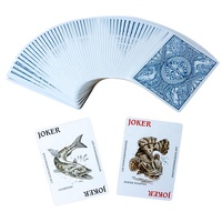 Jeu de cartes en papier double noyau noir et lin, 300 pièces, haute qualité, 310gsm, 52-54 cartes ou impression personnalisée sur nourrissons et PMS, allemagne