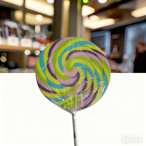 Caja de Regalo de Caramelos Duros con Forma de Dibujos Animados Navideños Personalizados de 100G, Paleta de Caramelo de Azúcar Seca al Aire, Caramelo Halal - Product Image 3