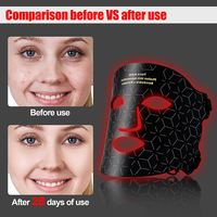 Masque facial LED à lumière rouge 630 nm, très vendu, appareil de photothérapie portable pour la beauté