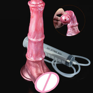 YOCY – gode <span class=keywords><strong>cheval</strong></span> réaliste éjaculant, jouet adulte pour homme, coq avec ventouse, Silicone, Animal fantaisie, pénis, Sex Shop - Product Image 2