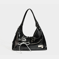 Tas Selempang Ketiak Desain Khusus 2026 Musim Gugur/Dingin Terbaru Bergaya Kapasitas Besar Serbaguna Tas Tote Wanita Trendi Bahan Poliester