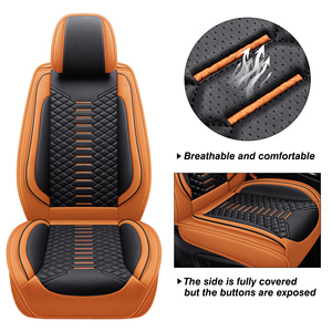 Fundas de Asiento Acolchadas con Diamantes Elegantes FXAP <span class=keywords><strong>para</strong></span> Hyundai Tucson, <span class=keywords><strong>Kia</strong></span> <span class=keywords><strong>Sportage</strong></span>, Mazda CX5, Protectores Universales de Cuero - Product Image 3