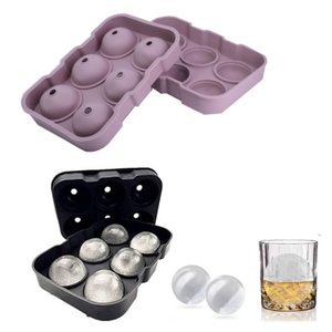 Muestra gratis gran whisky vino <span class=keywords><strong>Macallan</strong></span> bola molde de silicona ecológico reutilizable círculos bloque cubitos de <span class=keywords><strong>hielo</strong></span> bandejas de <span class=keywords><strong>hielo</strong></span> sostenible - Product Image 2