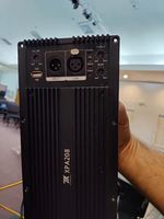 Système de sonorisation Line Array pour église, actif, double 8 pouces, néodyme, avec caisson en contreplaqué, 450W+100W, 50Hz-18K