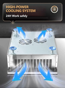 3500W 便携式台式电陶炉商用红外线炉灶 LED 数字显示旋钮+按钮控制，适合汽车使用 - Product Image 2
