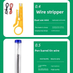 Kit di Saldatura Elettrica Transfrontaliero con Display Digitale, Saldatore a Penna ad Alta Potenza 80W per Riparazioni Domestiche, Standard UE, Modello 909S - Product Image 4