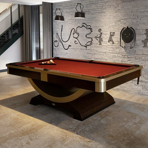 JL-09 Mới Tùy Chỉnh Thiết Kế Trong Nhà Ngoài Trời Gia Đình Trò Chơi Thể Thao Chất Lượng Cao Rắn Gỗ 7ft 8ft 9ft Snooker Billiard Bàn Hồ Bơi Bán - Product Image 2