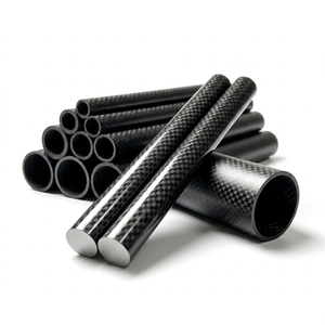 <span class=keywords><strong>Tubo</strong></span> de Fibra de Carbono 100% de Alto Módulo Ultraligero de Alta Precisión, Diámetro Exterior de 38 mm - Product Image 1