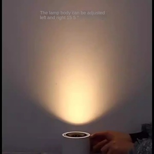 Foco montado en superficie delgada AC110V 220V 7W 12W 15W Ángulo ajustable Hogar LED Luz de techo Circular Down Light - Product Image 6