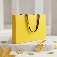 Sac cadeau en carton ivoire personnalisé, luxueux, durable et écologique, avec poignée et impression personnalisée pour les entreprises et le shopping