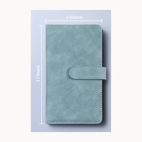 Carnet A6 avec fermeture magnétique, journal d'affaires en cuir PU personnalisé pour cadeaux d'entreprise et notes de réunion