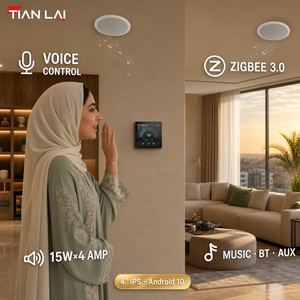 Tianlai B8 Ondas Sonoras que Dan Baile a tu Música en este Panel de 4 Pulgadas con Zigbee Gateway Integrado y 4x30W para Toda la Casa - Product Image 4