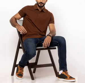 Unisex 100% algodón para camiseta de polo personalizado impreso venta al por mayor logotipo bordado 220 gramos diseño de golf liso talla de hombre hecho en BD - Product Image 3