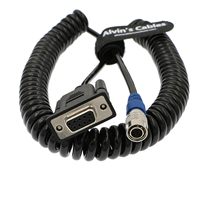 Câble de topographie enroulé DB9 Alvin's Cables avec gaine en PVC pour station totale Trimble Geodimeter vers collecteur de données Carlson TDS