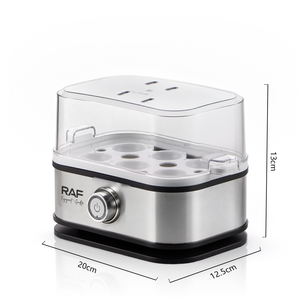 RAF 400w Boîtier En Acier Inoxydable Électrique Portable Automatique Mini Alimentaire Vapeur Petit Déjeuner Machine Usage Domestique <span class=keywords><strong>Oeuf</strong></span> Chaudières Cuisinière - Product Image 4
