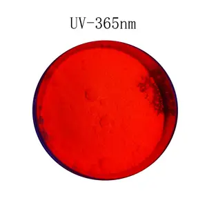 Poudre de pigment fluorescent organique invisibleUv de pigment anti-contrefaçon rouge haute luminosité 365nm