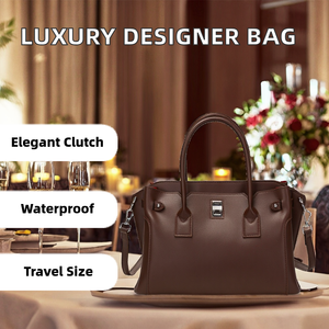 Sac à main bandoulière de luxe pour femme, pliable, étanche, avec fermeture éclair, de marque célèbre, collection 2026 - Product Image 2