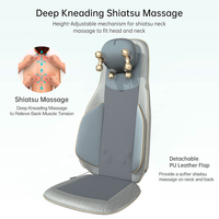 Coussin de massage Phenitech, massage profond des tissus, coussin de massage Shiatsu pour le cou et le dos avec chaleur