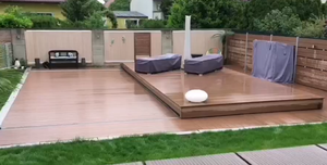 <span class=keywords><strong>Couverture</strong></span> automatique de <span class=keywords><strong>piscine</strong></span> de decking coulissant avec le matériel en <span class=keywords><strong>bois</strong></span> à télécommande - Product Image 5