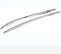 Barres de toit en alliage d'aluminium sans perçage, capacité 50 kg, fixation par boulons pour CR-V 2012-2016, 2 pièces