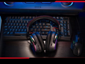 Oxs bão <span class=keywords><strong>G2</strong></span> Tai nghe có dây không dây 2.4G BT 5.3 Tai nghe 7.1 âm thanh vòm kép độc lập microphone Gamer Tai nghe cho PC - Product Image 2