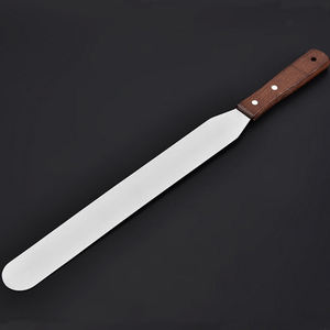 Formaggio taglierina di formaggio di bambù naturale di legno di legno d'epoca di legno maniglia crema coltello per il burro spreader - Product Image 6