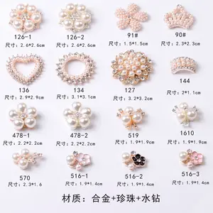 wholesale stone button fancy metal buttons for women crystal sew on buttons for clothes