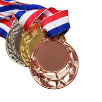 Médaille de sport en métal doré 3D personnalisée sans minimum de commande pour marathon