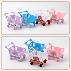 Chariot de courses miniature en plastique ABS pour jeu d'imitation, idéal pour maison de poupée et supermarché, compatible Shopify Dropshipping - Product Image 6