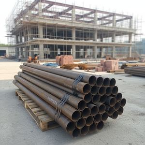 Tuyau en acier noir laminé à chaud de 1 pouce, tube rond sans soudure, tubes en acier au carbone, ASTM A106 Grade B, JIS, tuyau en acier au carbone sans soudure Sch80 - Product Image 3